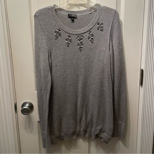 The Limited Sweater with Rhinestone detail